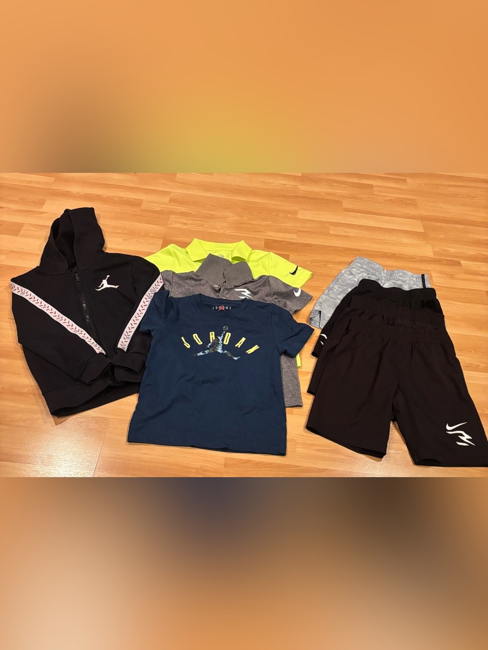 Nike Jordan Boys Bundle Polos, Sweatshirts, and Shorts